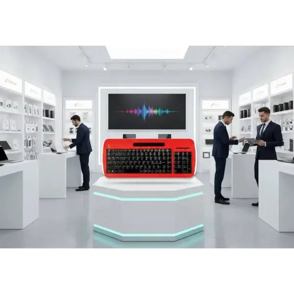 Clavier multimédia USB officiel Techmade de l'AC Milan