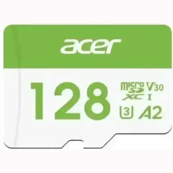 Scheda microSD 128GB Acer microSDXC V30 U3 A2 per smartphone tablet e action cam accessori informatica