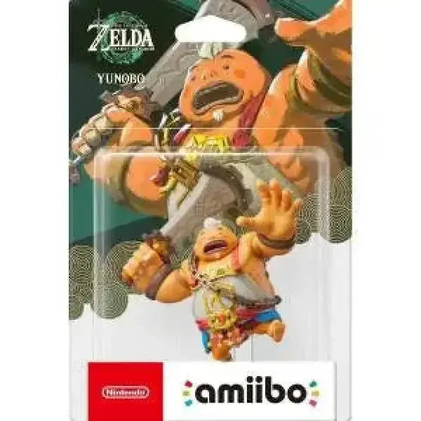 Amiibo Yunobo da Nintendo, personaggio di gioco con dettagli vividi e scatola originale