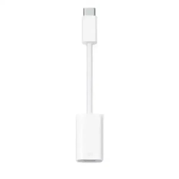 Adattatore Apple USB C a jack audio 3.5 mm bianco compatto per cuffie e auricolari