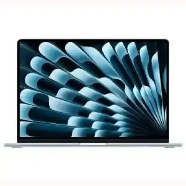 Apple MacBook Air aperto vista frontale in colore argento con display Retina e design sottile e leggero