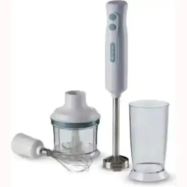 Ariete Frullatore ad Immersione con accessori per tritare montare e bicchiere trasparente