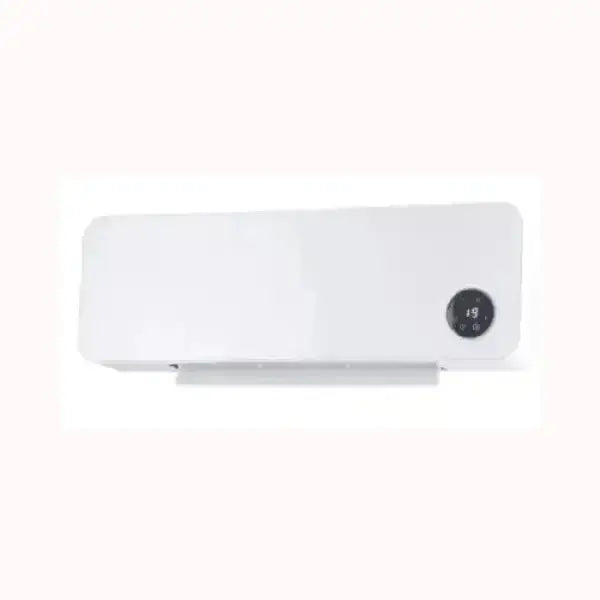 Stufa elettrica Zephir bianca con display digitale e design moderno per riscaldamento efficiente