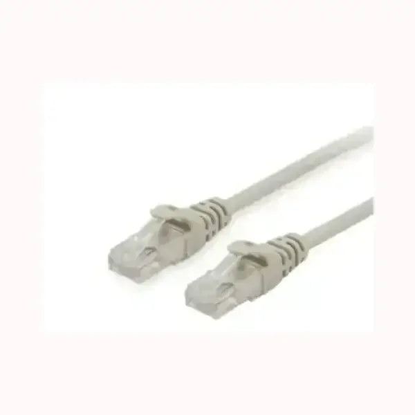 Cavo di rete Equip grigio con connettori RJ45 per connessione internet e rete dati