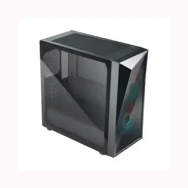 Case PC COOLER MASTER nero con pannello laterale in vetro temperato e design moderno