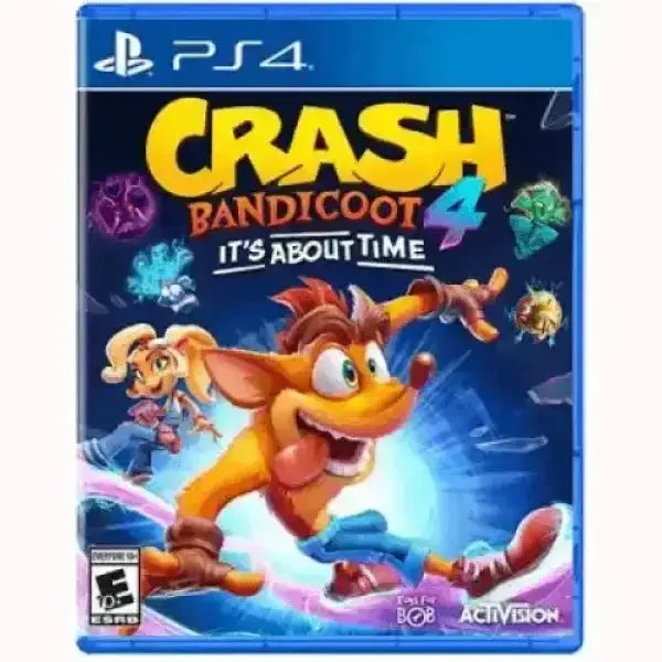 Copertina del videogioco Crash Bandicoot 4 It’s About Time per PS4 di Activision Blizzard