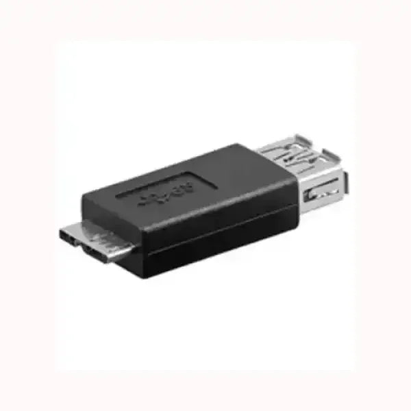 Adattatore Goobay nero per connettore Micro USB e USB femmina per cavi informatica