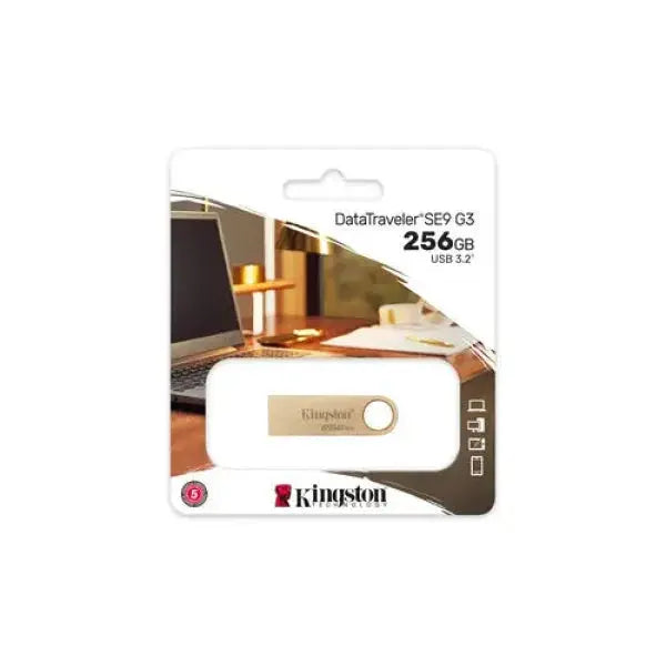 KINGSTON Pendrive DataTraveler SE9 G3 da 256GB USB 3.2 con confezione elegante