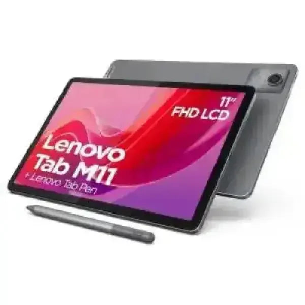 Tablet Lenovo Tab M11 11 pollici FHD grigio con stilo fotocamera posteriore e cornici sottili per multimedia