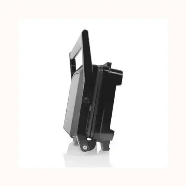 Bistecchiera PRINCESS nera compatta con manico verticale e struttura chiusa