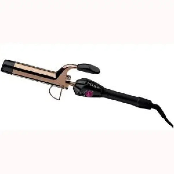 Ferro arricciacapelli Revlon piccolo elettrodomestico per styling capelli con impugnatura nera