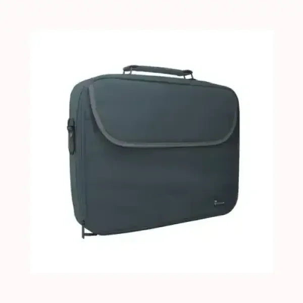 Borsa TECHMADE nera con manico superiore imbottito e design compatto per laptop