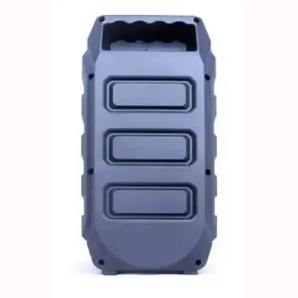 Cassa TECHMADE portatile grigia con manico ergonomico e design robusto per uso versatile