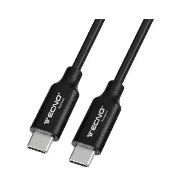 TECNO CAVO TYPE C DATI E CARICAVELOCE 1MT NERO TC-171 Caricabatterie