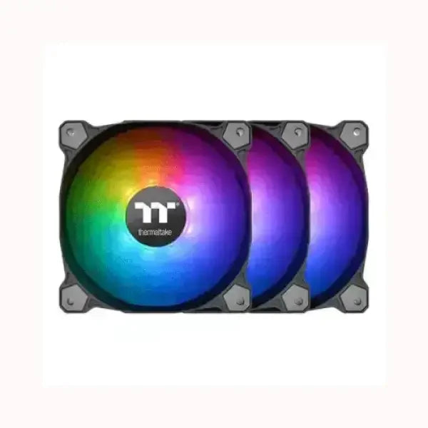 Set di tre ventole RGB per computer con illuminazione THERMALTAKE per raffreddamento interno PC