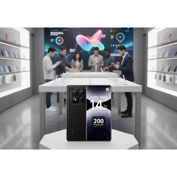 Smartphone Xiaomi Redmi Note 14 Pro con fotocamera da 200 MP e design elegante
