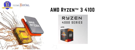 Immagine del processore AMD Ryzen 3 4100 recensione con chip e confezione serie Ryzen 4000