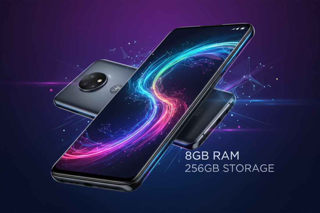 Smartphone Motorola Edge 60 Fusion con 8GB di RAM e 256GB di archiviazione in un design moderno