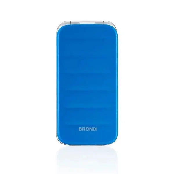 Cellulare per anziani Brondi in blu con design semplice e facile da usare