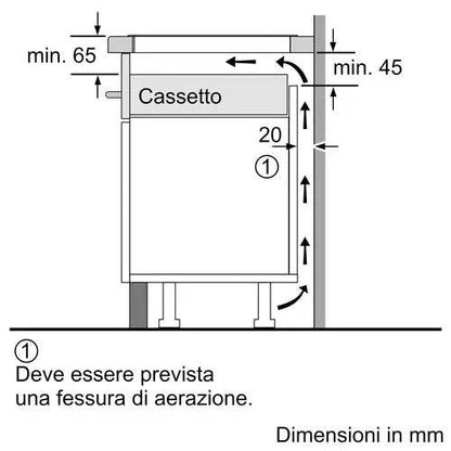 BOSCH PIANO COTTURA INCAS.INDUZIONE PROFILI WIFI 4ZONE 60CM PVS645HB1E - TecnoRoyal