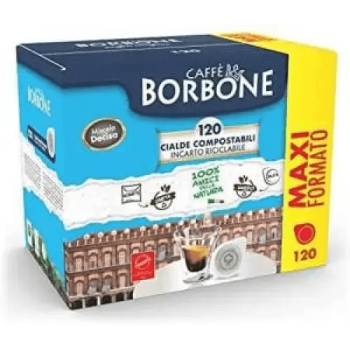 Borbone Box Cialde 44mm Miscela Decisa (Nera) 120pz - TecnoRoyal