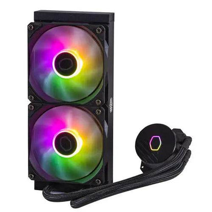 COOLER MASTER DISSIPATORE CPU UNIV. LIQUIDO RGB BLACK MLW-D24M-A18PZ-R1 - TecnoRoyal