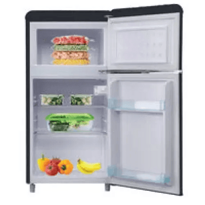 DCG FRIGO DOPPIA PORTA LINEA RETRO' 100LT E NERO MF100BCDP - TecnoRoyal