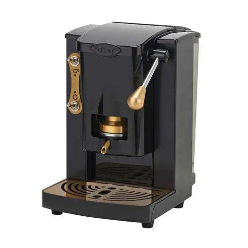 FABER MACCHINA DA CAFFE' A CIALDE PICCOLA SLOT BRASS EDIT. TOTAL BLACK - TecnoRoyal