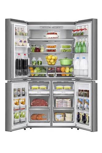 HISENSE FRIGO 4 PORTE NOFROST PLUS 606LT E 91CM INOX RQ758N4SWSE - TecnoRoyal