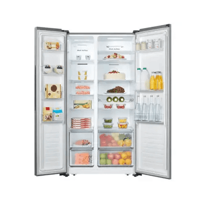 HISENSE FRIGO SIDE BY SIDE TOTAL NOFROST 662LT F 91CM SILVER RS677N4AIF - TecnoRoyal