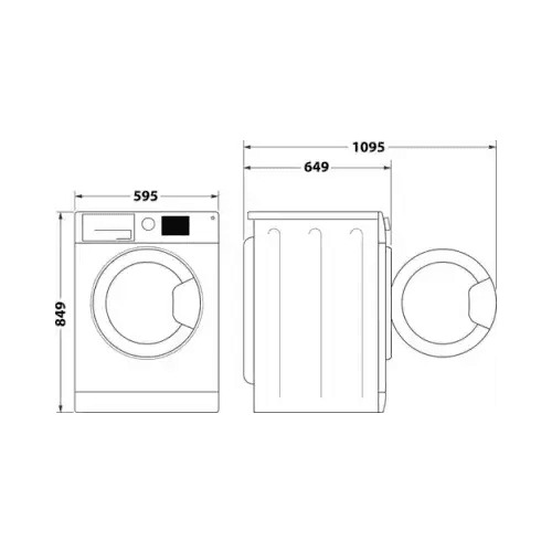 INDESIT LAVATRICE 6KG MY TIME F1200GIRI MTWSE 61251 W IT - TecnoRoyal