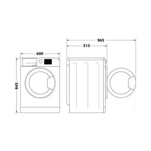 INDESIT LAVATRICE 7KG INVERTER A 1000GIRI VAPORE IM 760 MY TIME IT - TecnoRoyal