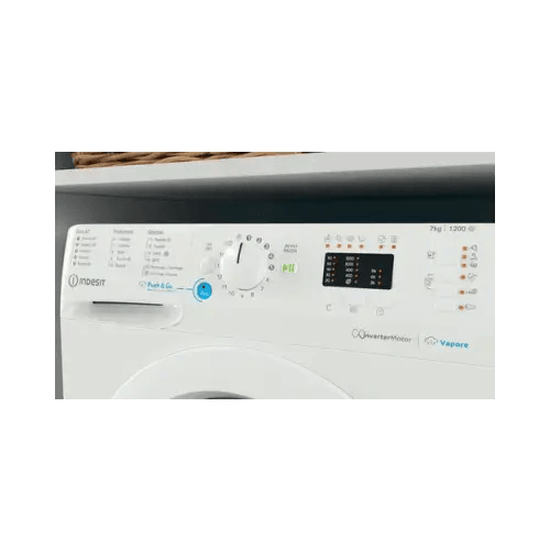 INDESIT LAVATRICE 7KG SLIM INNEX VAPORE B 1200GIRI BWSA 7125X WV IT - TecnoRoyal