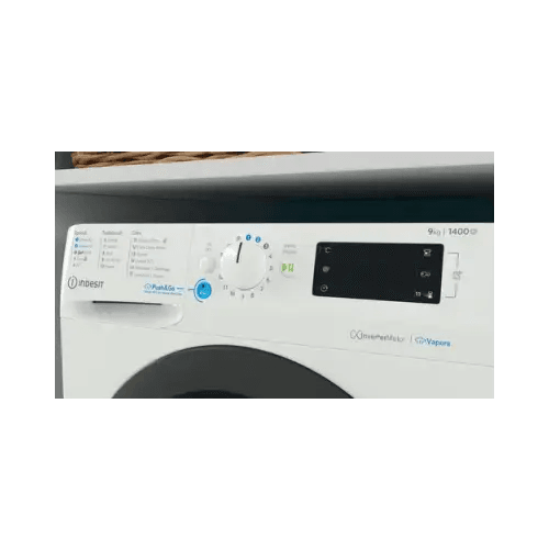 INDESIT LAVATRICE 9KG INVERTER A 1400GIRI VAPORE BWE 91496X WKV IT - TecnoRoyal