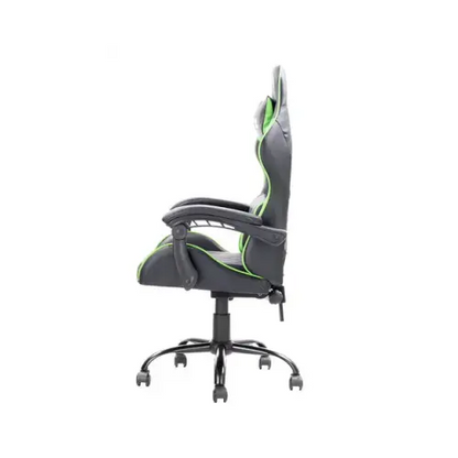 ITEK SEDIA GAMING RHOMBUS PF10 DOPPIO CUSCINO NERO/VERDE ITCGPF10BG - TecnoRoyal