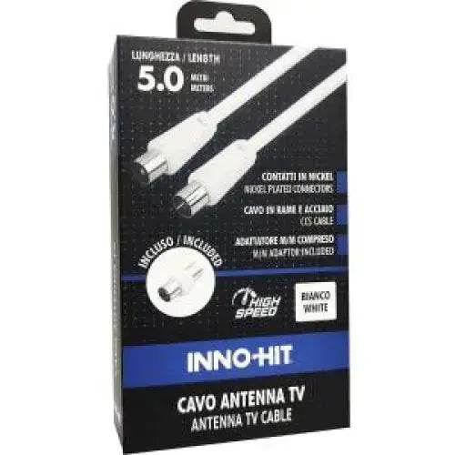 Inno-Hit Cavo Antenna M/F 5m Bianco - TecnoRoyal