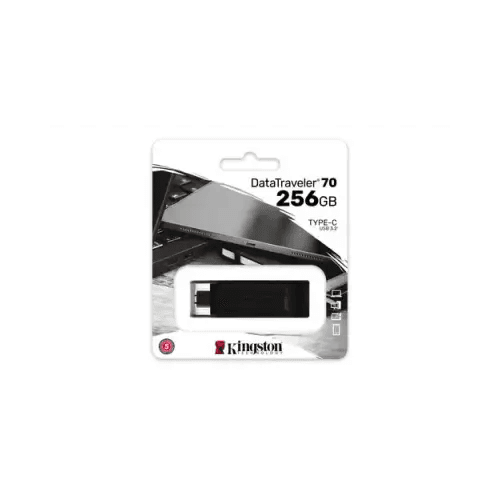 KINGSTON PENDRIVE 256GB OTG DT70/256GB USB TYPE C 3.2 NERO - TecnoRoyal