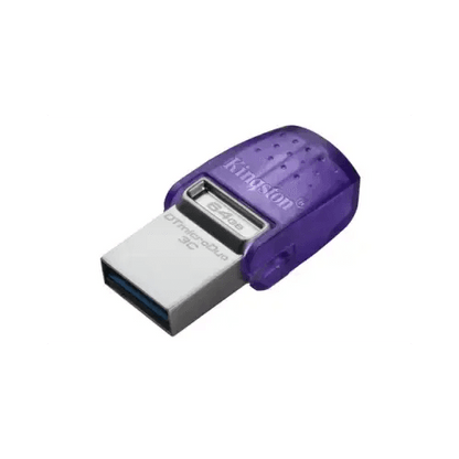 KINGSTON PENDRIVE 64GB MICRODUOOTG TYPE-C/USB DTDUO3CG3/64GB USB3.2 - TecnoRoyal