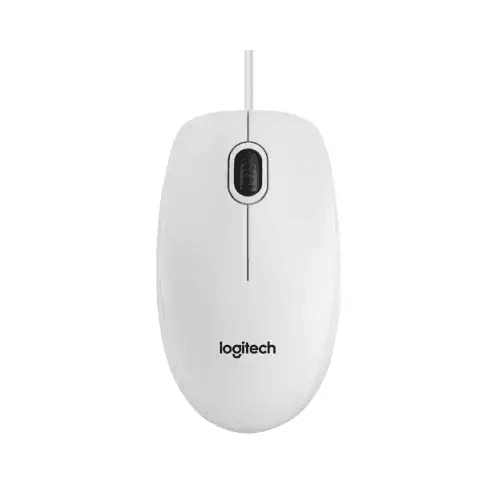 LOGITECH MOUSE OTTICO USB B100 BIANCO 910-003360 - TecnoRoyal