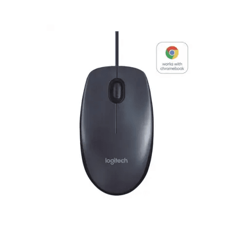 LOGITECH MOUSE OTTICO USB B100 NERO 910-003357 - TecnoRoyal