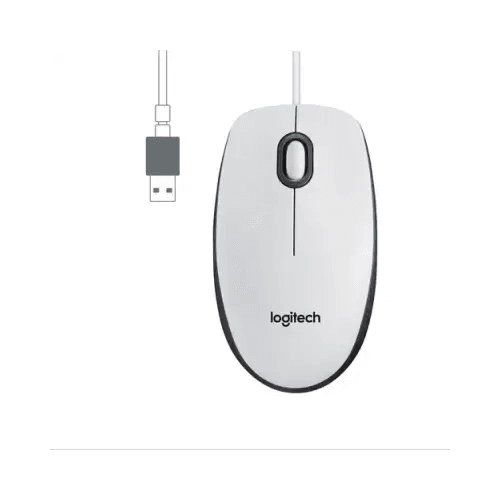 LOGITECH MOUSE OTTICO USB M100 BIANCO 910-006764 - TecnoRoyal