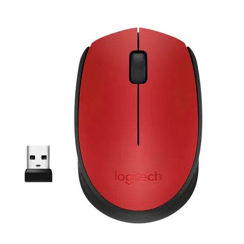 LOGITECH MOUSE OTTICO WIRELESS M171 ROSSO 910-004641 - TecnoRoyal