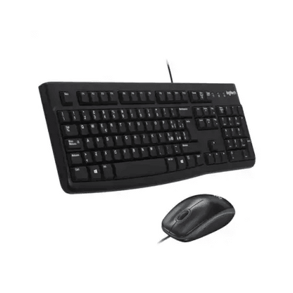 LOGITECH TASTIERA+MOUSE USB NERO MK120 920-002543 - TecnoRoyal