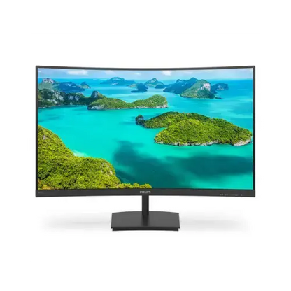 Philips monitor 24’’ led full hdcurvo multimediale vga/hdmi 241e1sca - monitor philips 24 led full hd curvo 241e1sca