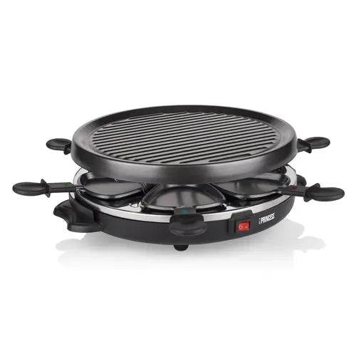 PRINCESS BISTECCHIERA RACLETTE 6 GRILL PARTY GRIGLIA 30CM 800W - TecnoRoyal