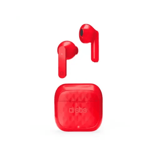 SBS TWS Air Free Cuffie True Wireless Stereo (TWS) In-ear Musica e Chiamate Base di ricarica Rosso - TecnoRoyal