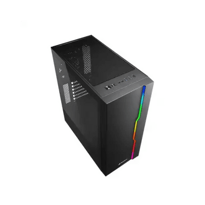 SHARKOON PC CASE GAMING RGB SLIDER MIDDLE TOWER LED USB3.0 NERO - TecnoRoyal