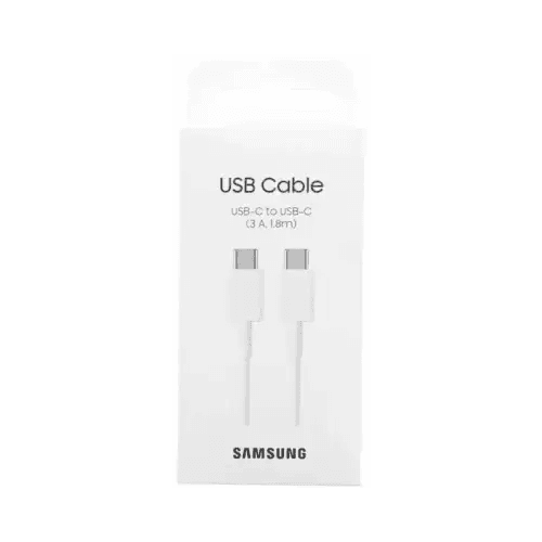 Samsung Cavo USB-C to USB-C EP-DX310JW 1.8m 3A White - TecnoRoyal