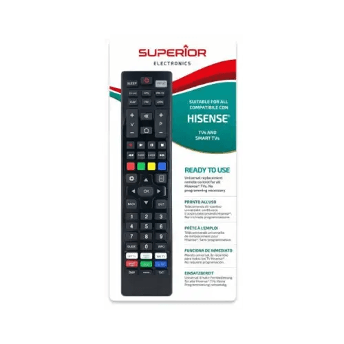 Superior Telecomando Universale Hisense funzioni Smart TV SM - TecnoRoyal