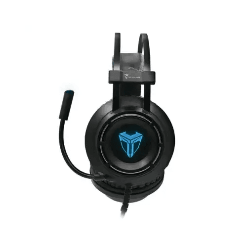 TECHMADE CUFFIA GAMING MULTIMED. CON MICROFONO NERO 3.5MM/USB TM-M06L - TecnoRoyal